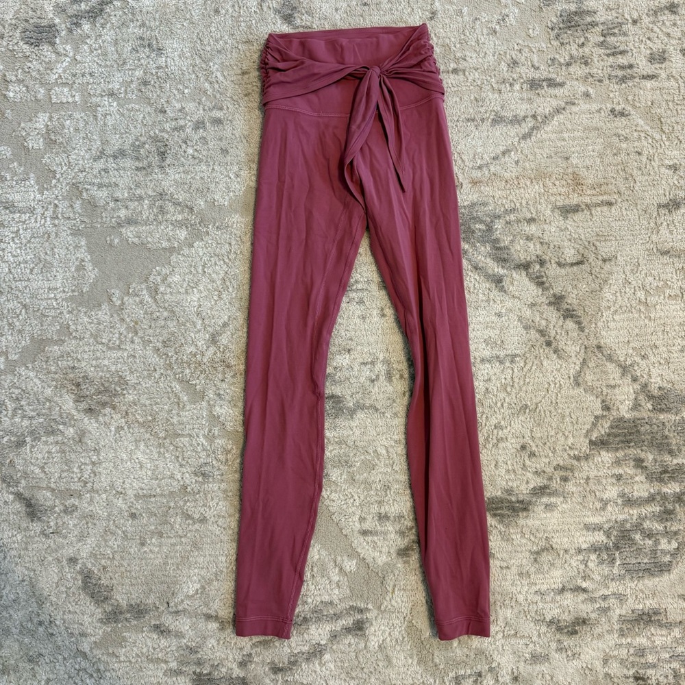 Pink Lululemon Align High-Waisted Leggings